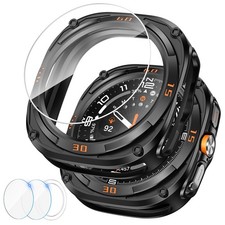 Goton Rugged Bezel Case for Samsung Galaxy Watch Ultra Screen Protector 2025 47m