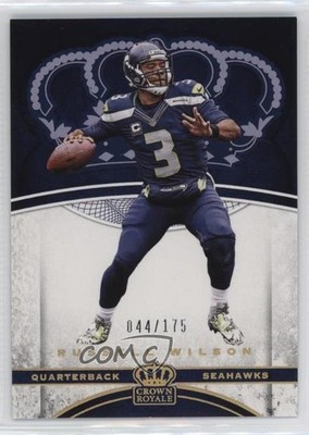 2017 Panini Preferred Crown Royale Holo Gold 44/175 Russell Wilson #78 0q3