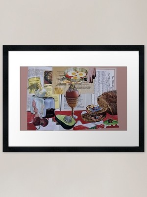 Six Impossible Things Before Breakf Gerahmtes Wandbild Poster Leinwanddruck Bild