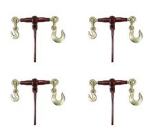 Heavy Duty Ratchet Load Chain Binder W 12 Grab Hook 12 Slip Hook 4 Pack Heavy Duty Ratchet Load Chain Binder W 12 Grab Hook 12 Slip Hook 4 Pack
