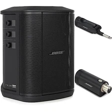 Bose S1 Pro+ Multi-Position PA System with Mic & Instrument Wireless Transmitter