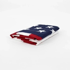 US American Flag Heavy Duty Luxury Embroidered Stars Sewn Stripes Grommets Nylon