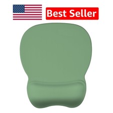 Ergonomic Memory Foam Mouse Pad with Wrist Support  Non-Slip Base, 9.6 x 8.3 in