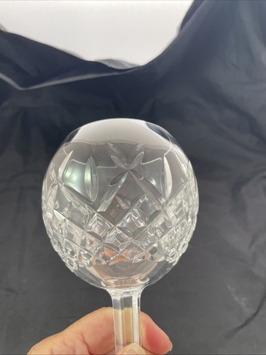 Waterford Lismore Oversized Balloon Wine Glass 8" Heavy Cut Crystal - Picture 5 of 9