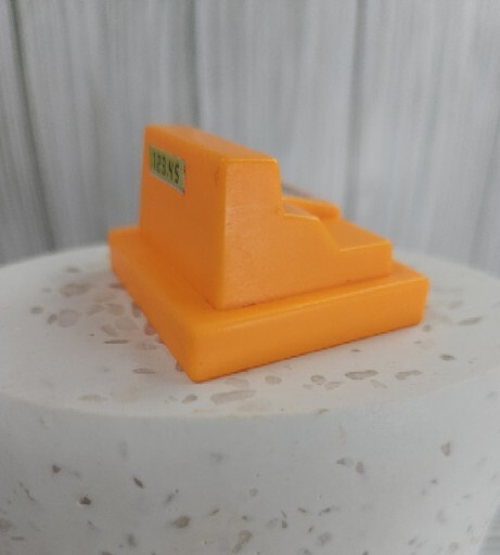 как выглядит Mattel Barbie Doll Size Cash Register- Orange- Excellent Condition фото