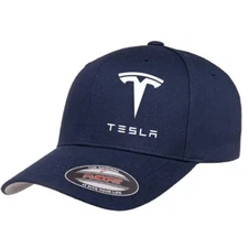 Tesla SpaceX Elon Musk Space X Cyber Cap 5001 Flexfit Baseball Hat S/M and L/XL