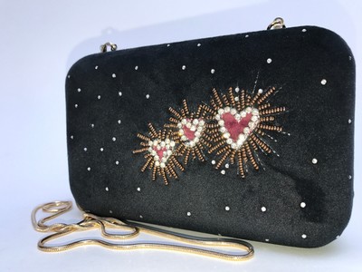heart minaudiere zara