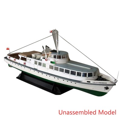 1:100  Polish Baltic Fleet Coastal Ferry Lilla Weneda Model Handmade DIY Ship T