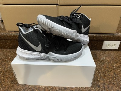 kyrie 5 black silver