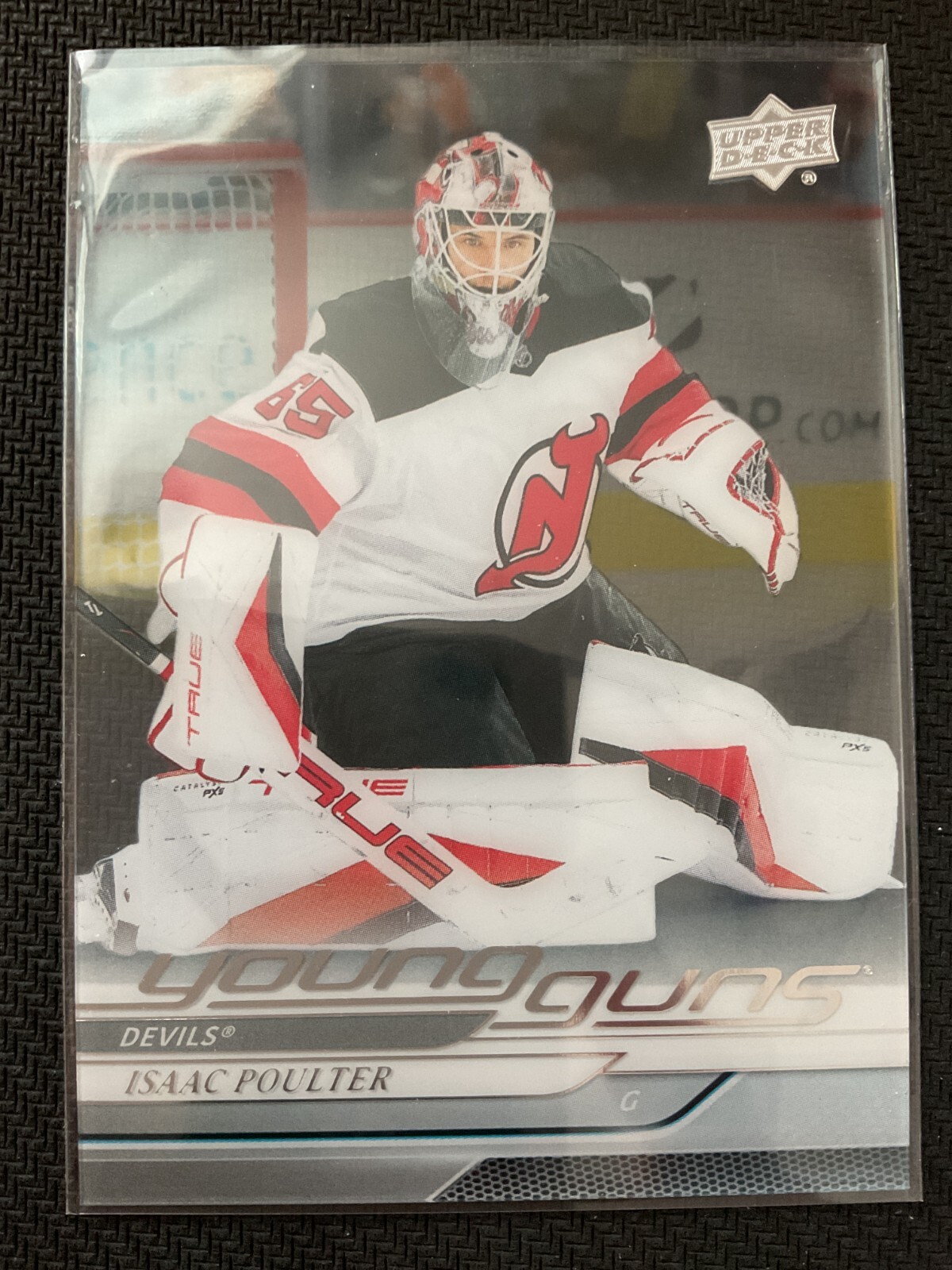 Isaac Poulter 2024-25 Upper Deck Series 2 Clear Cut Young Guns RC Card #494