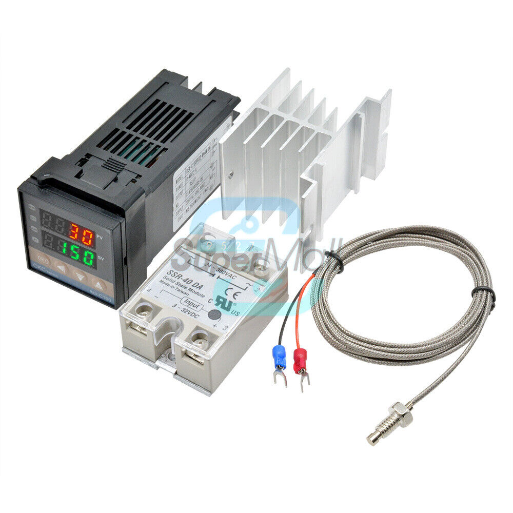 REX-C100 Digital PID Thermostat Temperaturregler SSR Ausgang K Thermoelement - Bild 9 von 49