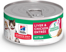 Hill's Science Diet Kitten, Kitten Premium Nutrition, Wet Cat Food, 5.5 oz x 24