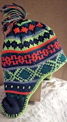 GAP Kinder Unisex Wintermütze Woll Snowcap L/XL Top Zustand