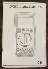 Auto Ranging Digital Multimeter TRMS 6000 with Battery Alligator Clips Test Lead