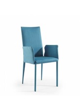 chair Sedia con braccioli schienale alto mod. Jury alta chaise