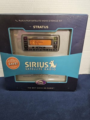 Sirius Sattellite Radio Stratus SV3-TK1 Plug And Play Vehicle Kit NEW Open Box 