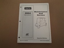 2004 Club Car Precedent Gasoline Vehicles Maintenance Service Manual
