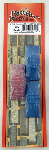 Bobinas de acero cubiertas intermodales escala HO (3 piezas) - Chooch Enterprises #7252 | Zustand: New
