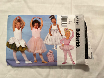 Butterick - B5545 - Leotard, Skirt, Bag, & Pony Holder - Sizes 6