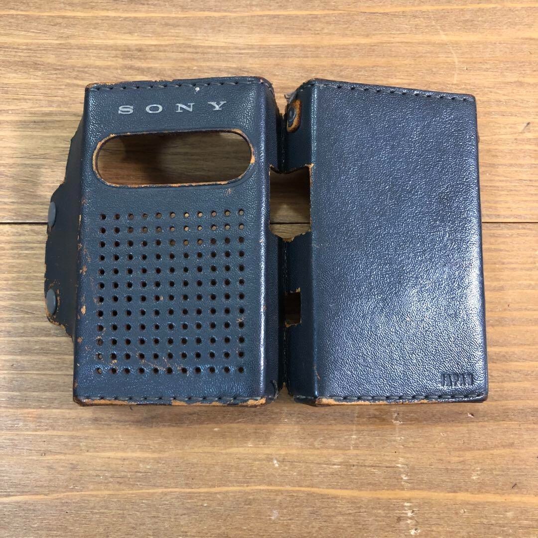 JUNK RARE SONY TR-817 AM radio pocketable transistor radio with Case From Japan JUNK RARE SONY TR-817 AM radio pocketable transistor radio with Case From Japan