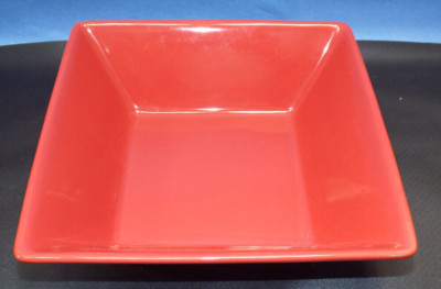 Mint Large Square 10 Strawberry Street Red Casserole Dish Bowl DEEP Pan 10 1/4''