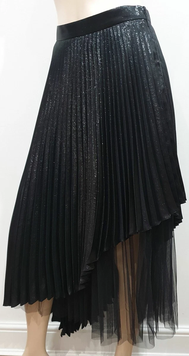 Metallic pleated skirt clearance 80