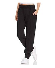 NEW Puma Women's Fenty Fleece Pants with Velvet Taping Drawstring Black Sz M Med