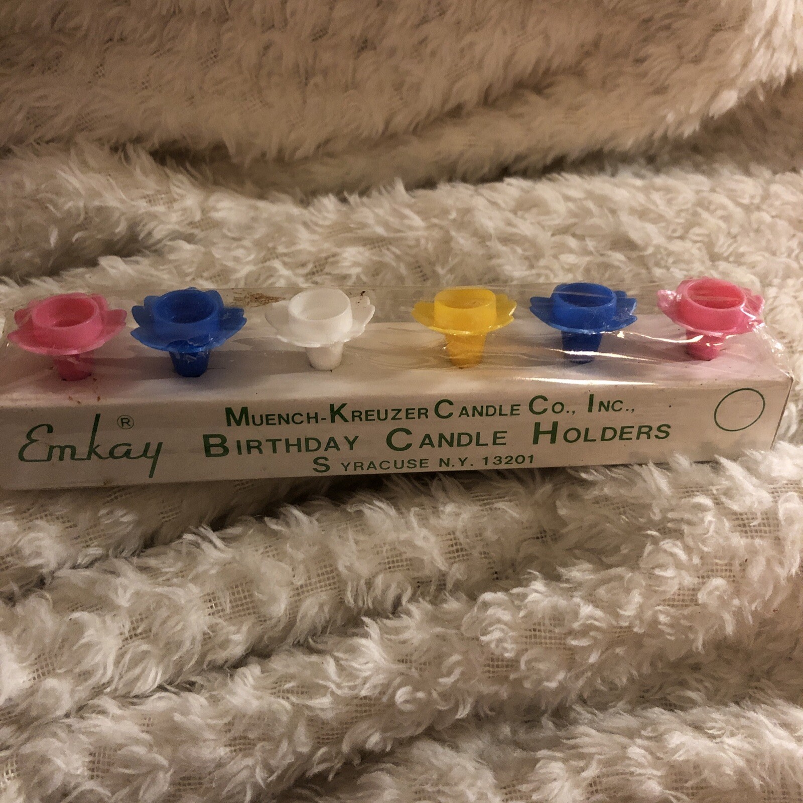 Vintage Emkay Heritage Birthday Candle Holders New Old Stock Sealed eBay