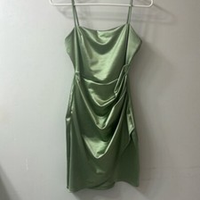Sage Green Formal Mini Dress