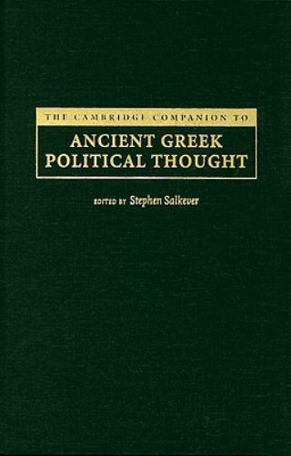 The Cambridge Companion to Ancient Greek Political Thought Salkever Hardback