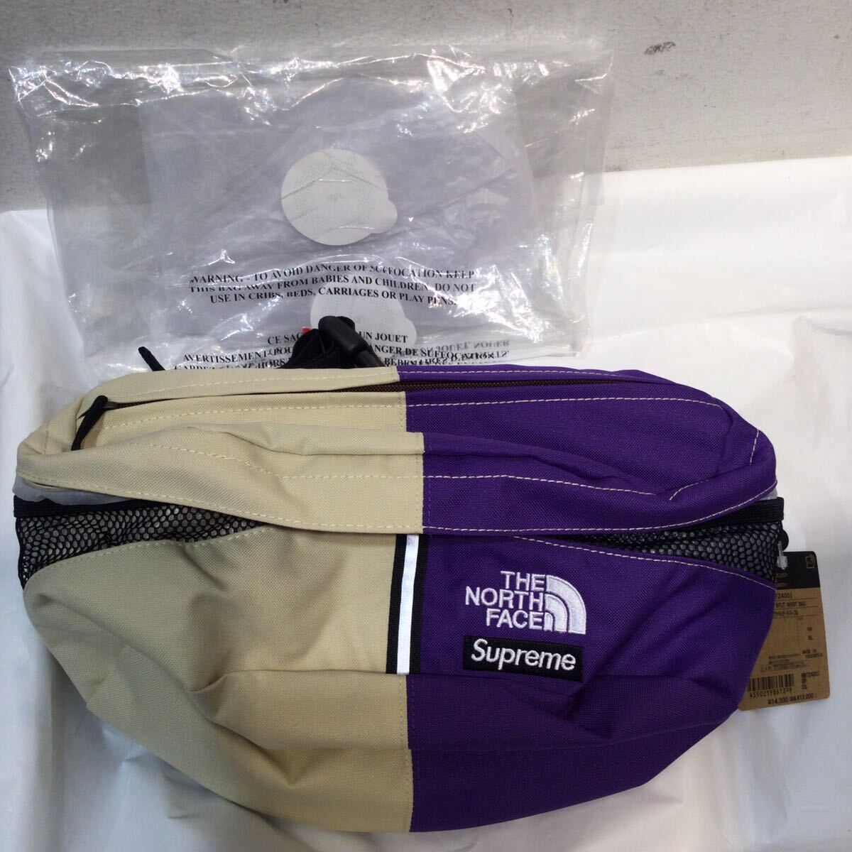 Supreme THE NORTH FACE Split Waist Bag Tan NM72400I 6L Supreme THE NORTH FACE Split Waist Bag Tan NM72400I 6L