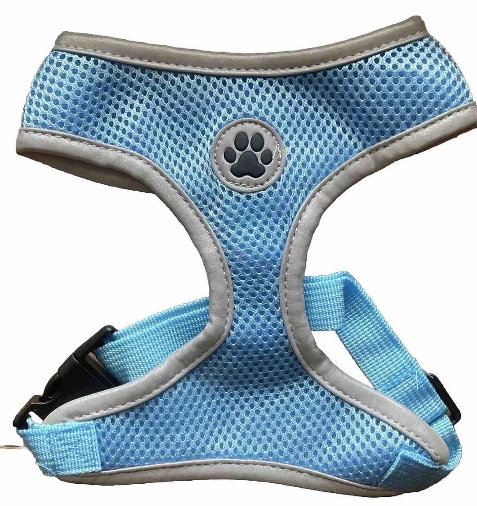 Dog Harness, No Pull Reflective Adjustable Breathable Mesh Paw Design S M L