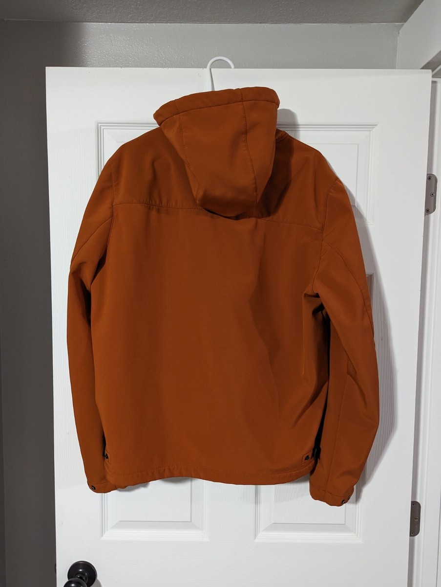 G.H. Bass & Co. Men's Softshell Jacket With Hood. RN# 69426 G.H. Bass & Co. Men's Softshell Jacket With Hood. RN# 69426