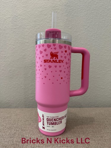 Neu Stanley Sweet Hearts X Target exklusiver Pink Valentine 30 Unzen Becher 2024 - Bild 1 von 15