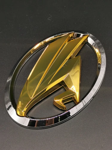 FOR HARRIER REAR EMBLEM GOLD & CHROME NEW 2003-2008