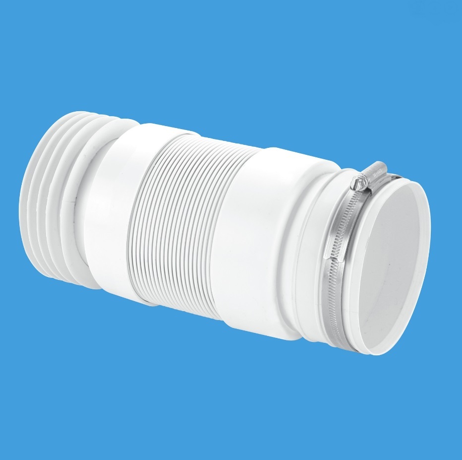 McAlpine Flexible Back To The Wall Pan Connector WC-F21R