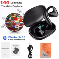 Translator Earbuds 144 Languages Real Time Online OffLine Translation Earphones