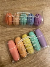 Ooly Pastel Erasers & Highlighters Set. 5 Le Macaron & 5 Le Bonbon. Scented