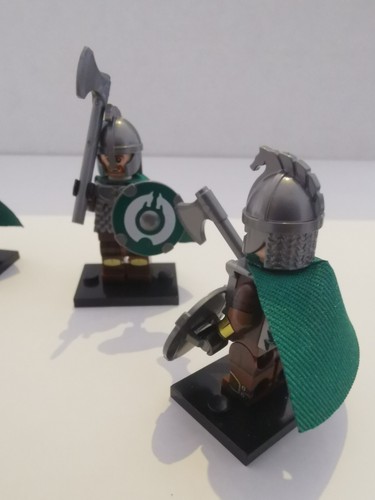 Herr der Ringe lord of the ring rohan axt wikinger minifiguren klemmbaustein - Bild 3 von 5