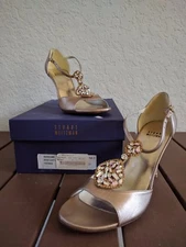 Stuart Weitzman Women's "ROCKCLIMB" BEIGE FW76693 SIZE 6.5N NARROW