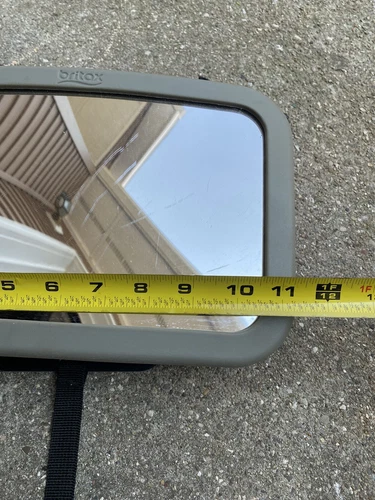 Britax Car Back Seat Mirror Infant Child View Rear Facing Gray 11” X 7” - Picture 8 of 13