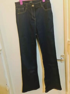 Ladies/Women Matalan Retail Navy Jeans Size 12 UK, to fit L31