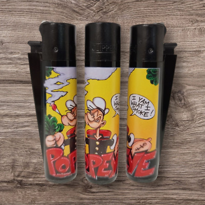 clipper large Popeye Amsterdam Coffeeshop Schwarz   (CP518)