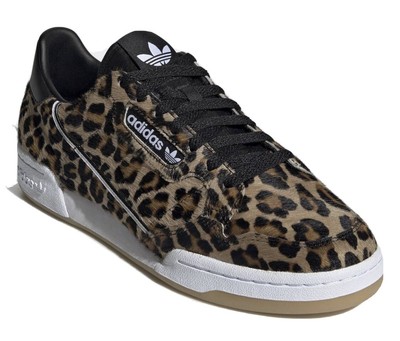 adidas continental animal print