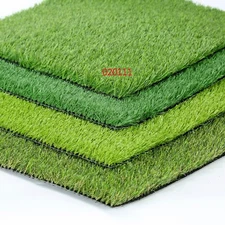 Artificial Turf Fake Lawn Ultra-Realistic 3Green Colors Carpet Landscape Outdoor