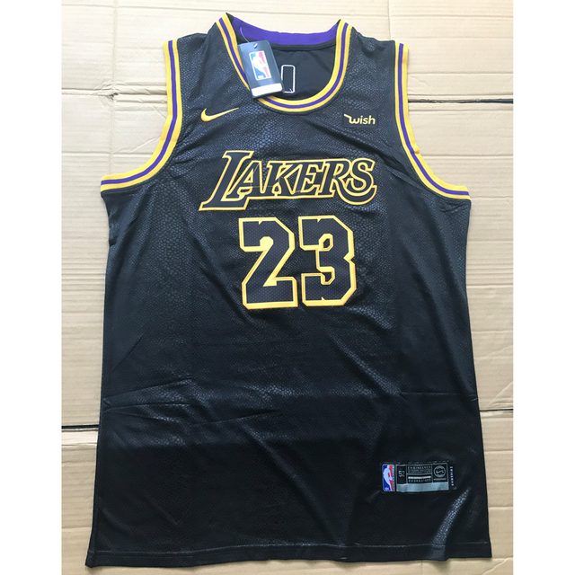 lebron lakers black mamba jersey