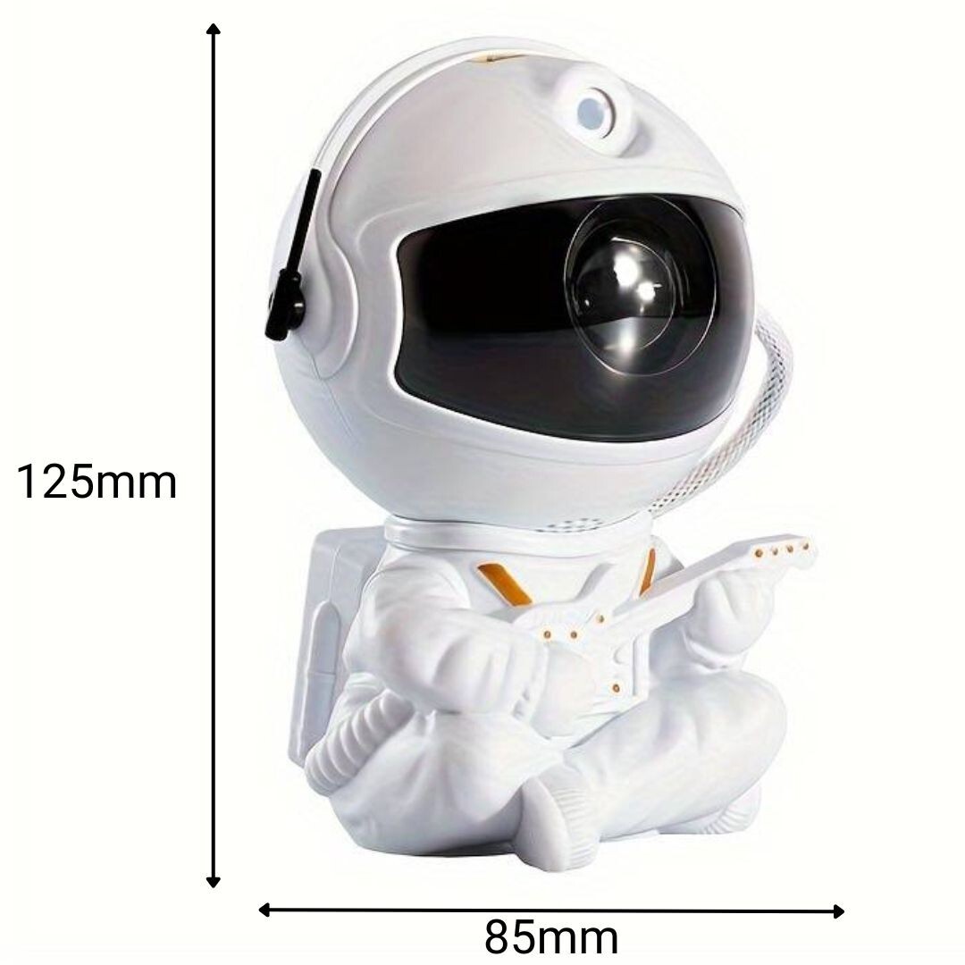 Lampe projecteur astronaute avec nébuleuses réglables et télécommande sans fil - 4