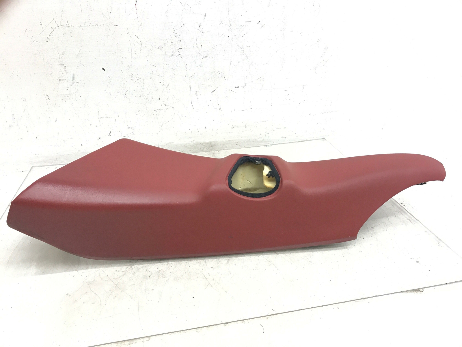 ASTON MARTIN RAPIDE LEFT UPPER B-PILLAR TRIM PANEL COVER RED AD43-24319-BD OEM