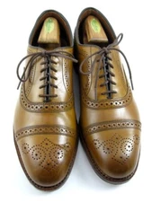 Allen Edmonds "Strand" Men's Cap-Toe Oxfords 11 D Walnut Made in USA(597N)