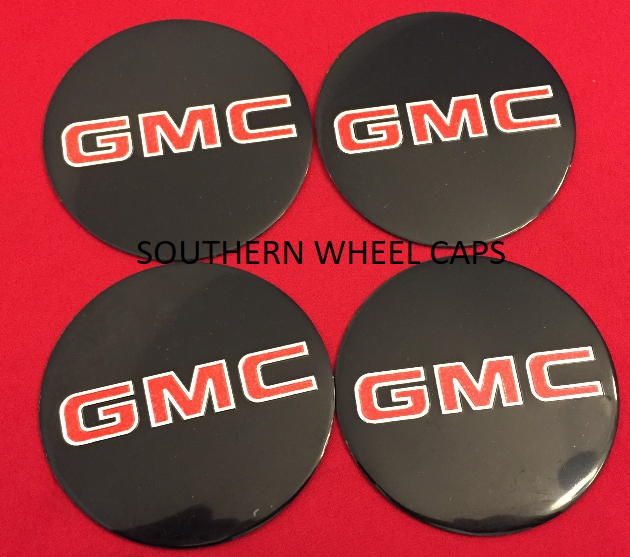 4 Wheel Center Cap Logo Sticker Decal Emblem Black 3.5" 88mm GMC 1500 2500 3500 eBay